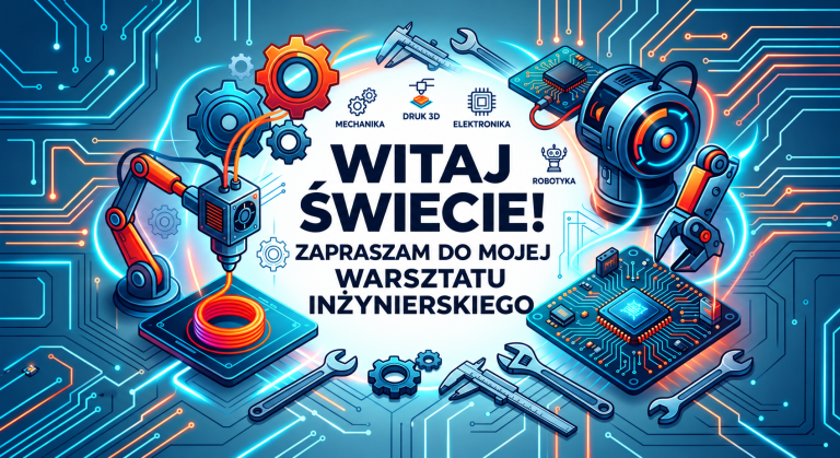 Cześć! Witajcie w moim inżynierskim warsztacie ⚙️