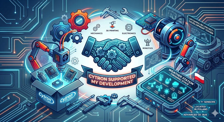 Oficjalne wsparcie od Cytron Technologies i plany na najbliższe tygodnie! 🚀